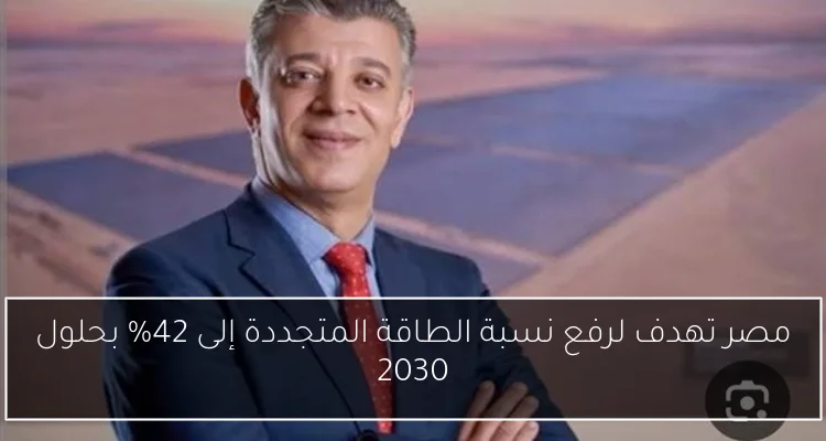 مصر تهدف لرفع نسبة الطاقة المتجددة إلى 42% بحلول 2030