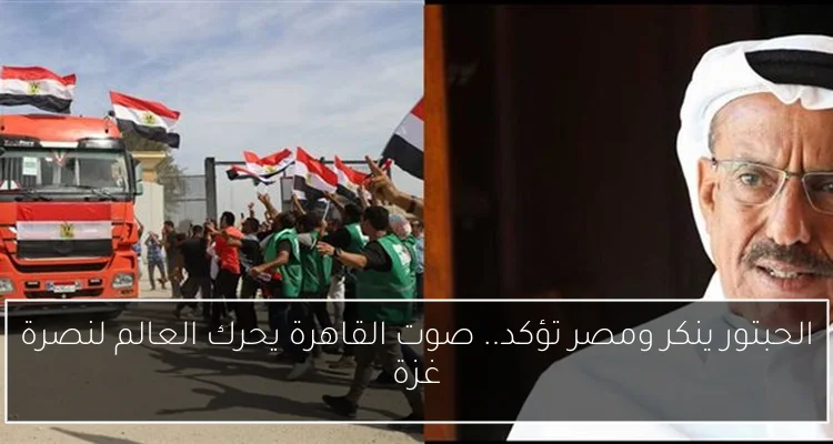 الحبتور ينكر ومصر تؤكد.. صوت القاهرة يحرك العالم لنصرة غزة