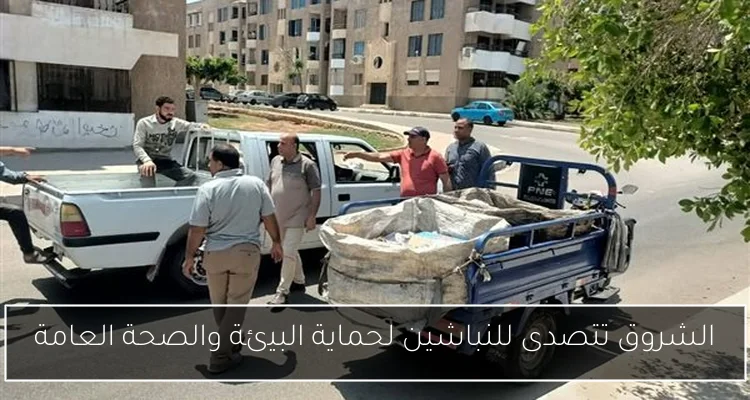 الشروق تتصدى للنباشين لحماية البيئة والصحة العامة