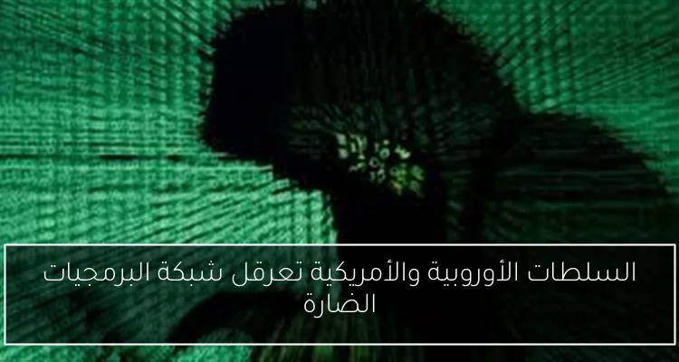 السلطات الأوروبية والأمريكية تعرقل شبكة البرمجيات الضارة