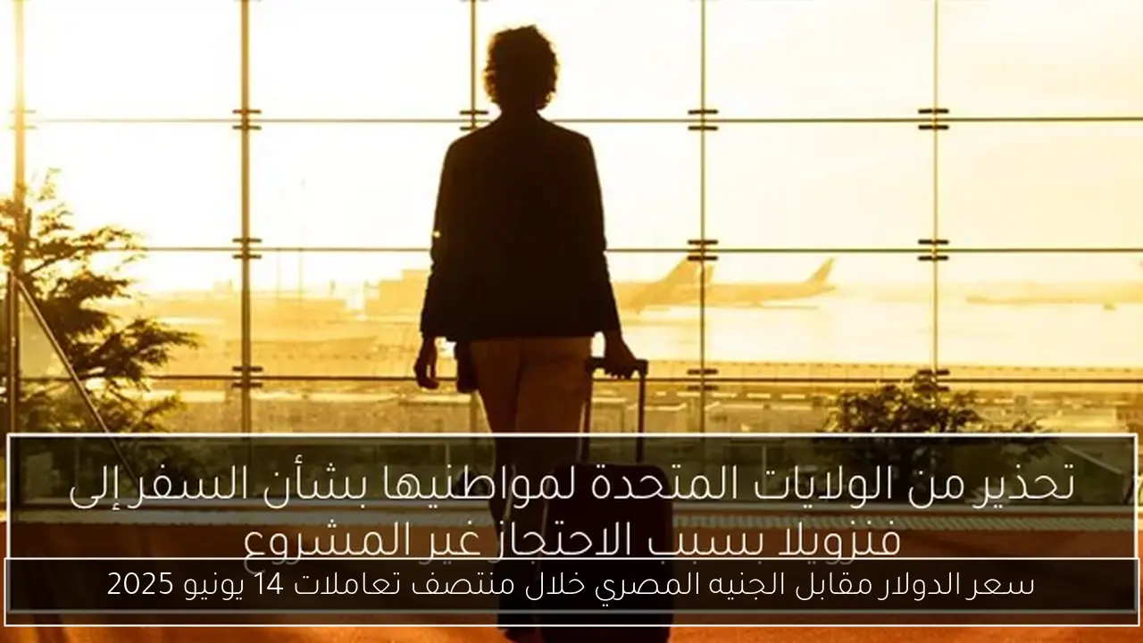 سعر الدولار مقابل الجنيه المصري خلال منتصف تعاملات 14 يونيو 2025