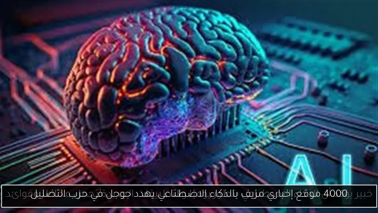4000 موقع إخباري مزيف بالذكاء الاصطناعي يهدد جوجل في حرب التضليل