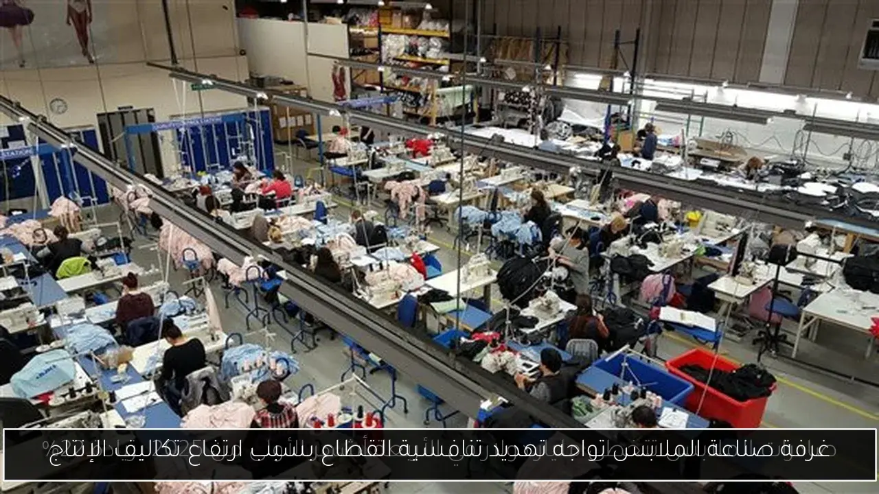 غرفة صناعة الملابس تواجه تهديد تنافسية القطاع بسبب ارتفاع تكاليف الإنتاج