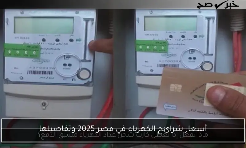 أسعار شرائح الكهرباء في مصر 2025 وتفاصيلها