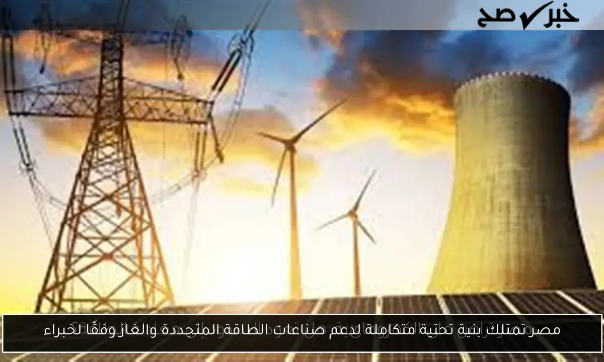 مصر تمتلك بنية تحتية متكاملة لدعم صناعات الطاقة المتجددة والغاز وفقًا لخبراء