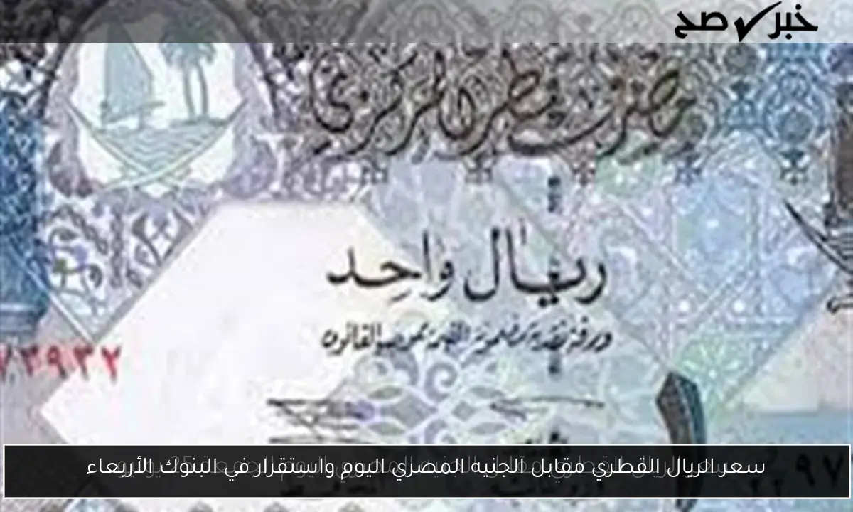 سعر الريال القطري مقابل الجنيه المصري اليوم واستقرار في البنوك الأربعاء