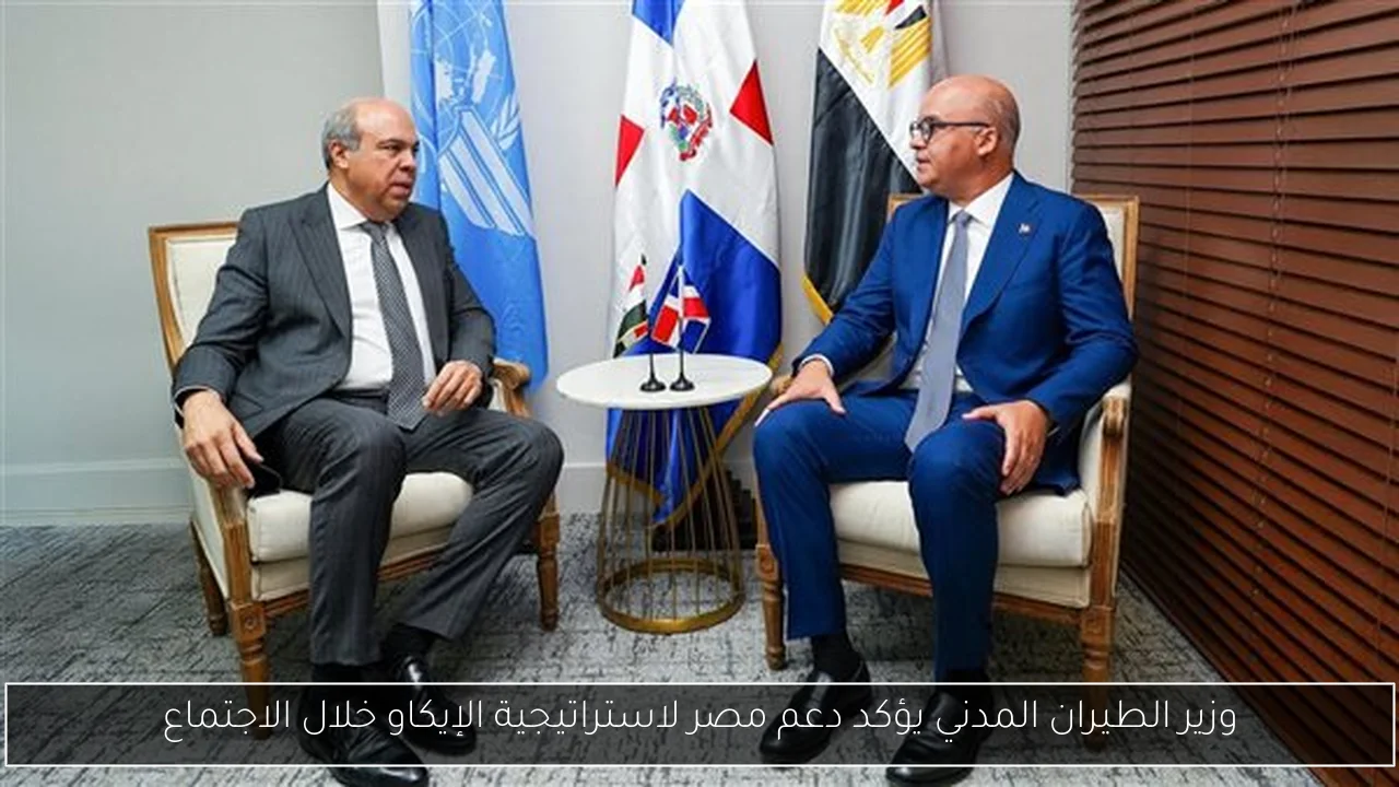 وزير الطيران المدني يؤكد دعم مصر لاستراتيجية الإيكاو خلال الاجتماع