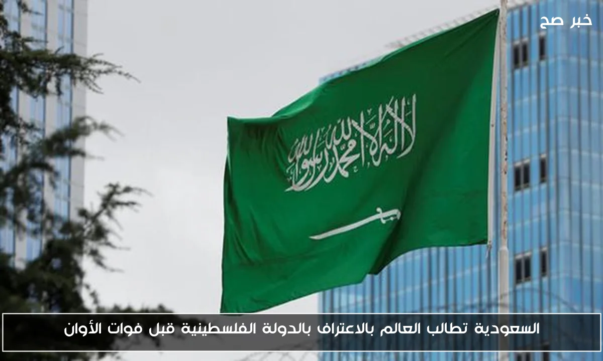 السعودية تطالب العالم بالاعتراف بالدولة الفلسطينية قبل فوات الأوان