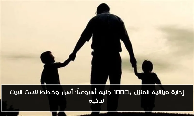 إدارة ميزانية المنزل بـ1000 جنيه أسبوعياً: أسرار وخطط للست البيت الذكية