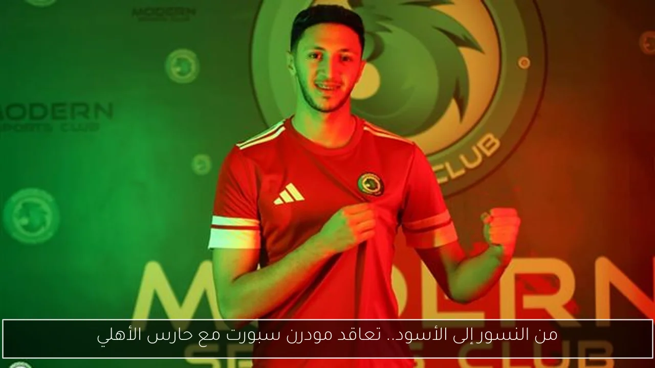 من النسور إلى الأسود.. تعاقد مودرن سبورت مع حارس الأهلي