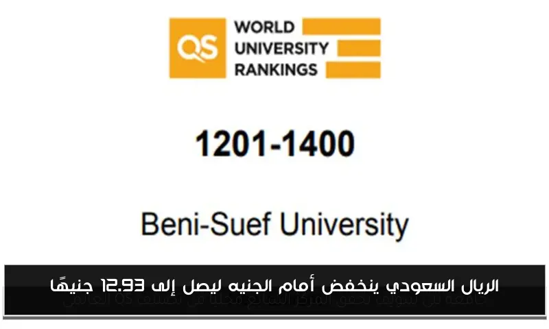 الريال السعودي ينخفض أمام الجنيه ليصل إلى 12.93 جنيهًا