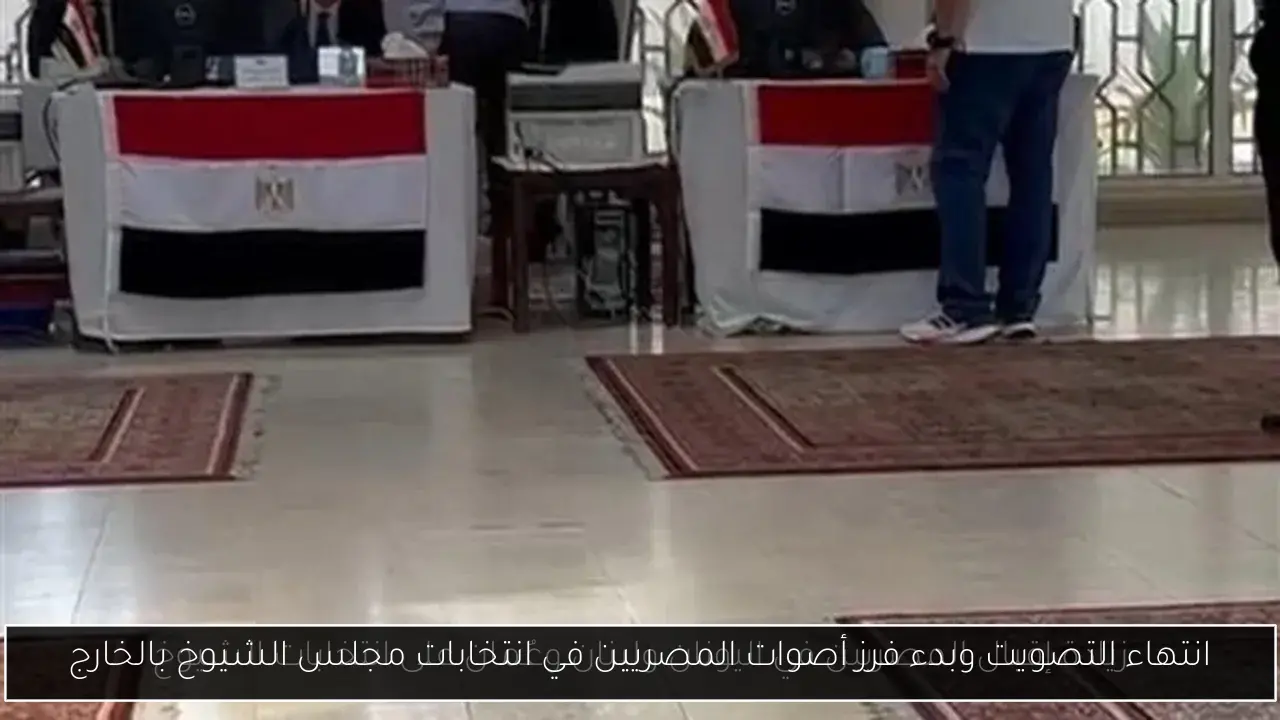 انتهاء التصويت وبدء فرز أصوات المصريين في انتخابات مجلس الشيوخ بالخارج