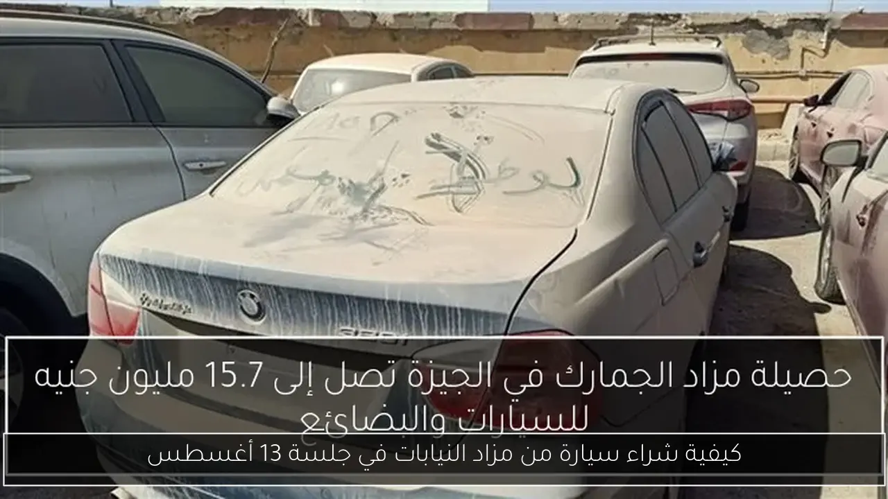 كيفية شراء سيارة من مزاد النيابات في جلسة 13 أغسطس