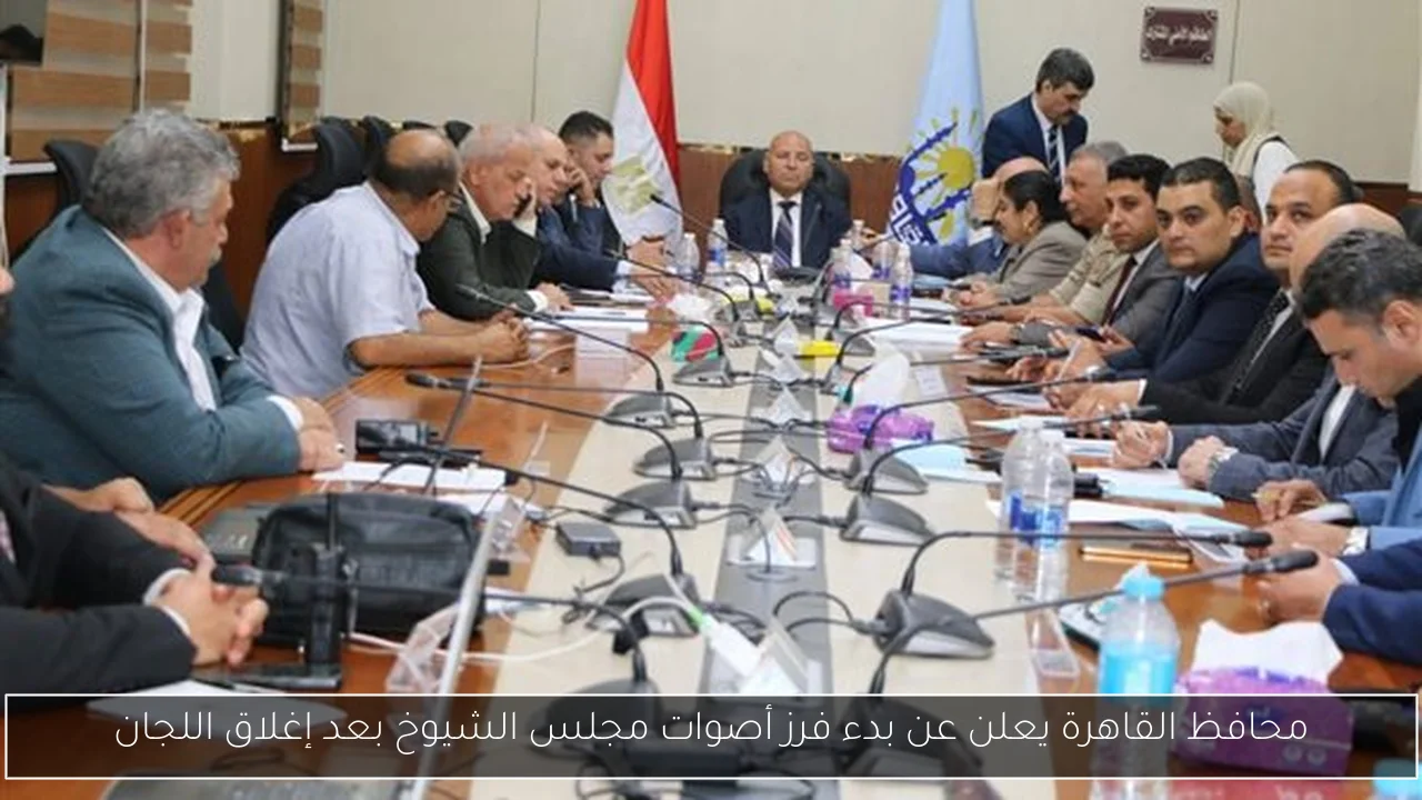 محافظ القاهرة يعلن عن بدء فرز أصوات مجلس الشيوخ بعد إغلاق اللجان
