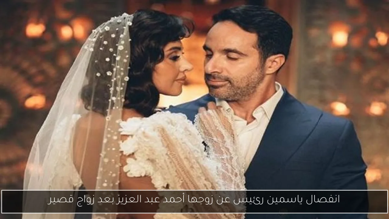 انفصال ياسمين رئيس عن زوجها أحمد عبد العزيز بعد زواج قصير