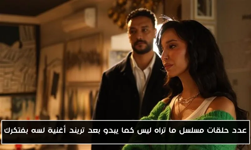 عدد حلقات مسلسل ما تراه ليس كما يبدو بعد تريند أغنية لسه بفتكرك