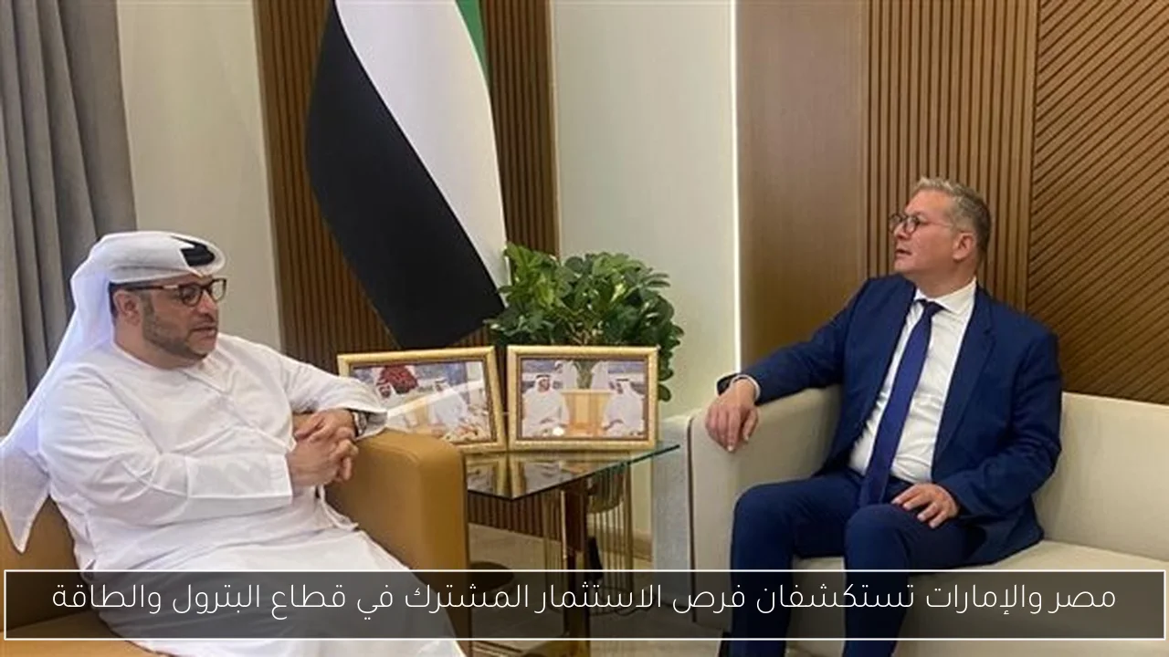 مصر والإمارات تستكشفان فرص الاستثمار المشترك في قطاع البترول والطاقة