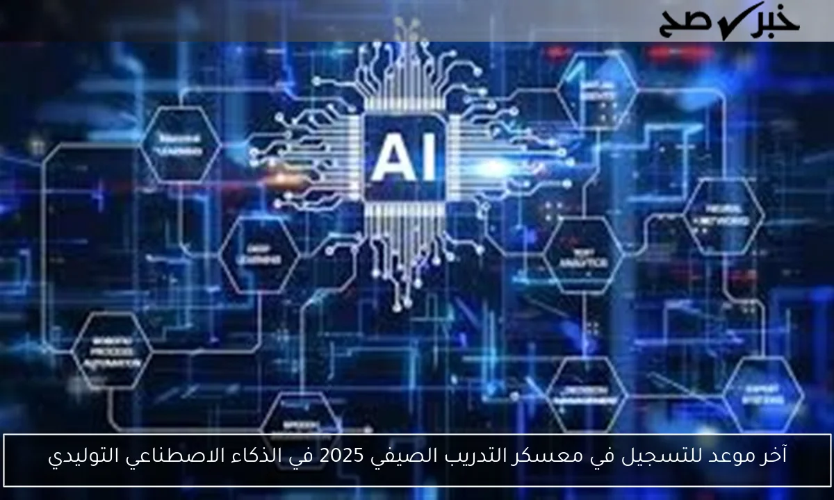 آخر موعد للتسجيل في معسكر التدريب الصيفي 2025 في الذكاء الاصطناعي التوليدي