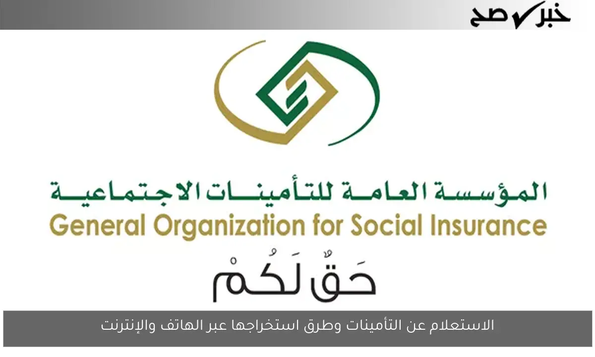 الاستعلام عن التأمينات وطرق استخراجها عبر الهاتف والإنترنت