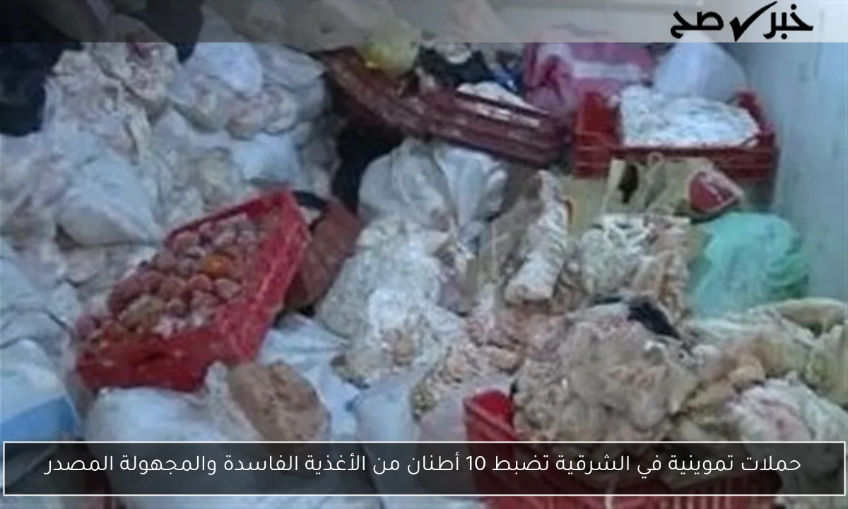 حملات تموينية في الشرقية تضبط 10 أطنان من الأغذية الفاسدة والمجهولة المصدر