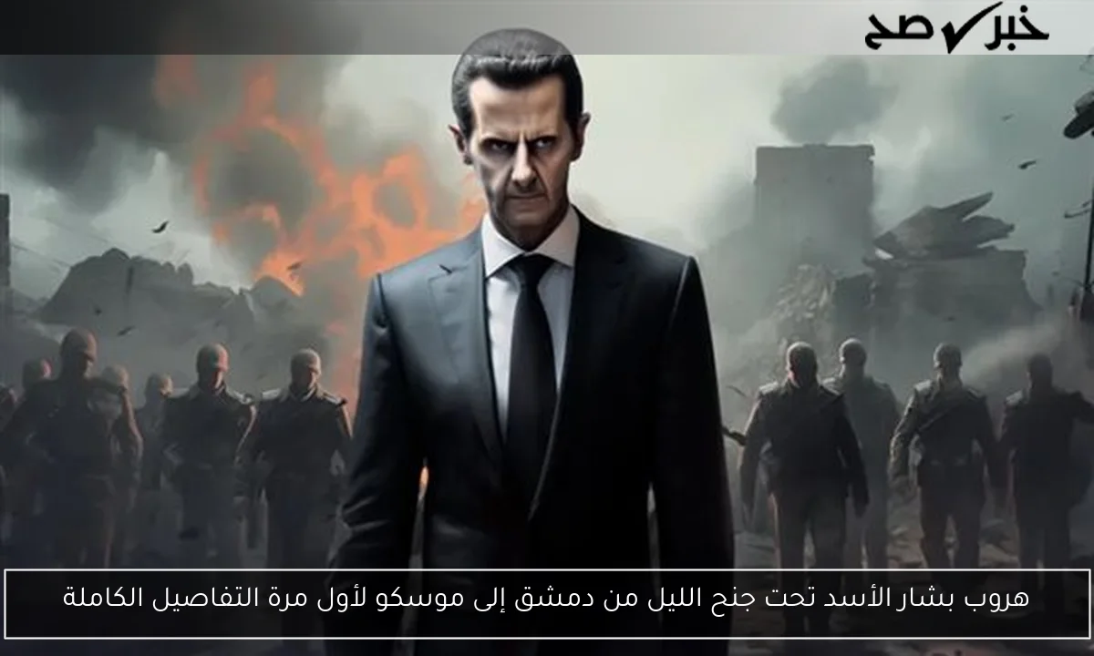 هروب بشار الأسد تحت جنح الليل من دمشق إلى موسكو لأول مرة التفاصيل الكاملة
