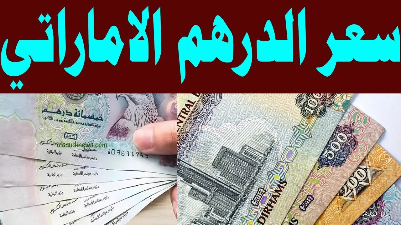 ارتفاع سعر الدرهم الاماراتي اليوم مقابل الجنية في البنوك المصرية والسوق السوداء