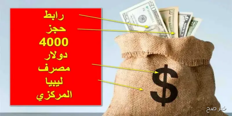 رابط منظومة حجز مصرف ليبيا المركزي 4000 دولار وأبرز شروط الحصول على العملات