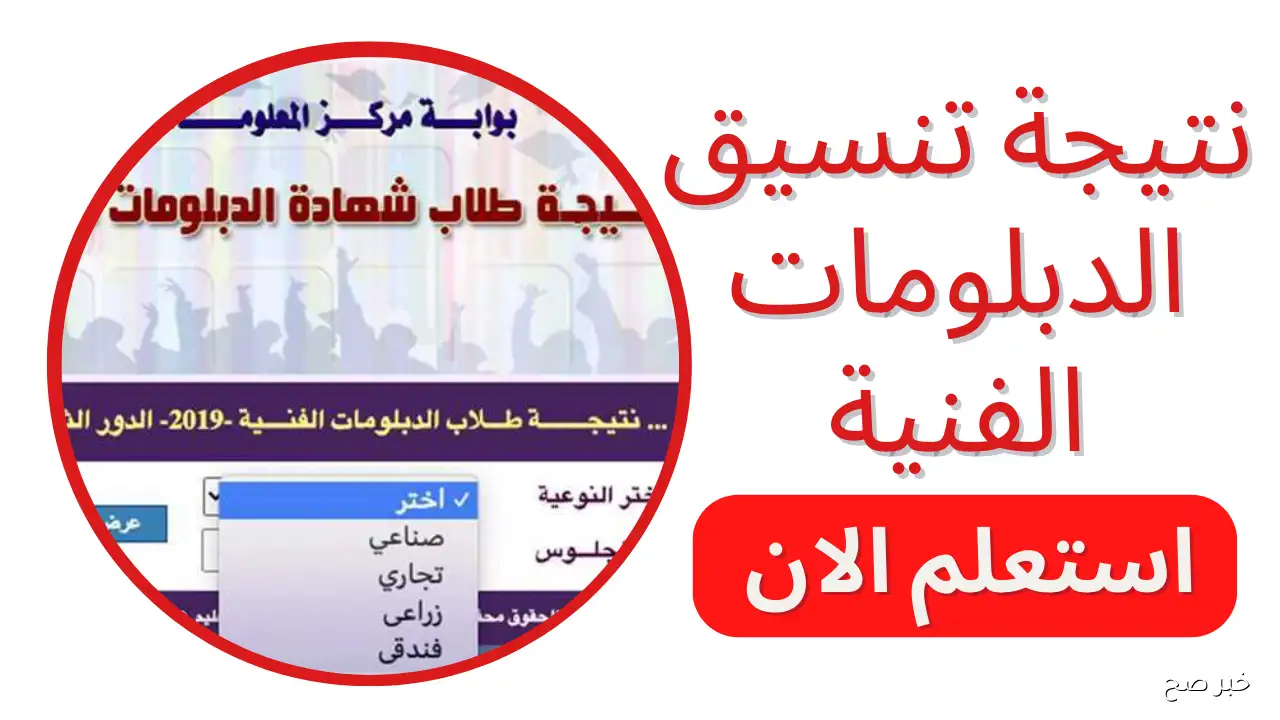 كليتك ظهرت؟.. رابط نتيجه تنسيق الدبلومات الفنية 2025 ومؤشرات الحد الادنى للقبول في الكليات والمعاهد المتاحة