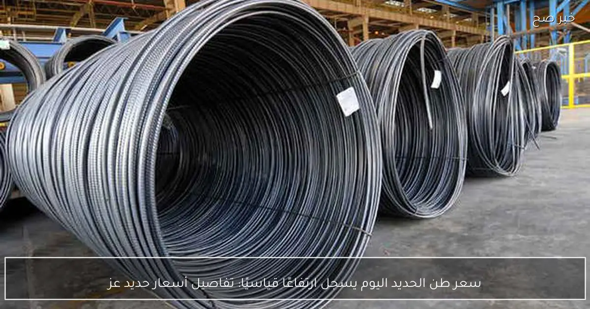 ارتفاع قياسي لسعر طن الحديد اليوم في مصر.. اخر تحديثات أسعار حديد عز للمستهلكين