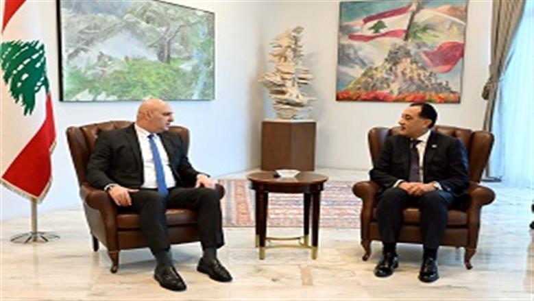 لقاء رئيس الوزراء مع رئيس لبنان