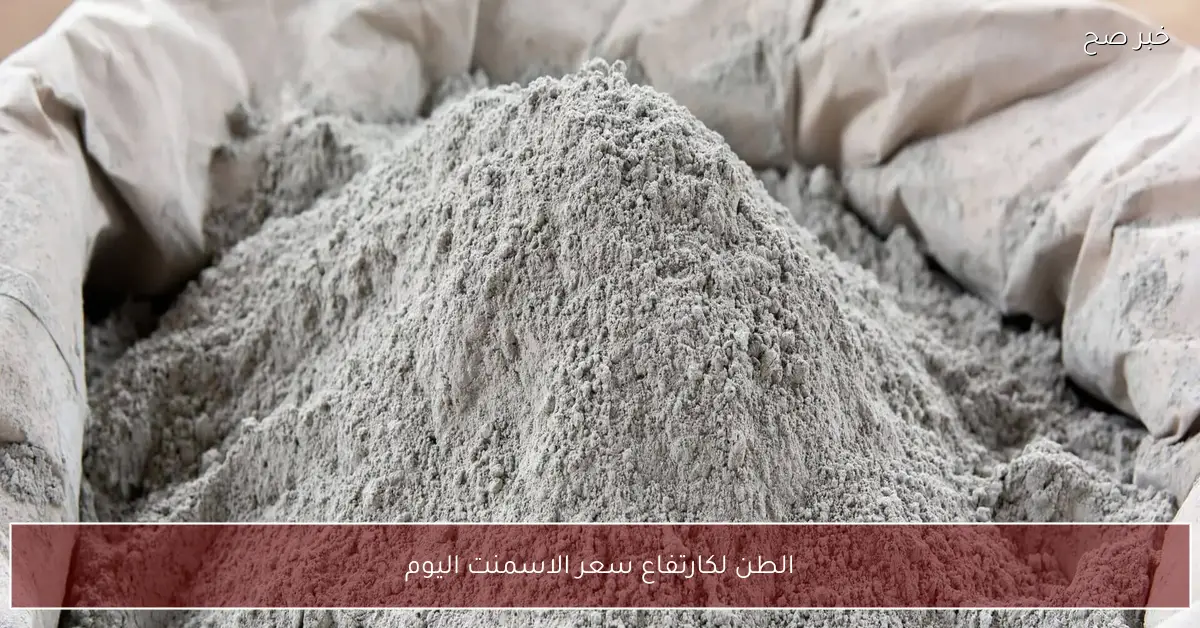 الطن بكام؟.. ارتفاع سعر الاسمنت اليوم في مختلف الشركات والمصانع المصرية