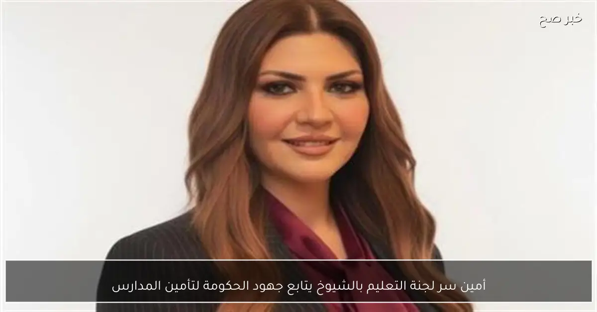 أمين سر لجنة التعليم بالشيوخ يتابع جهود الحكومة لتأمين المدارس