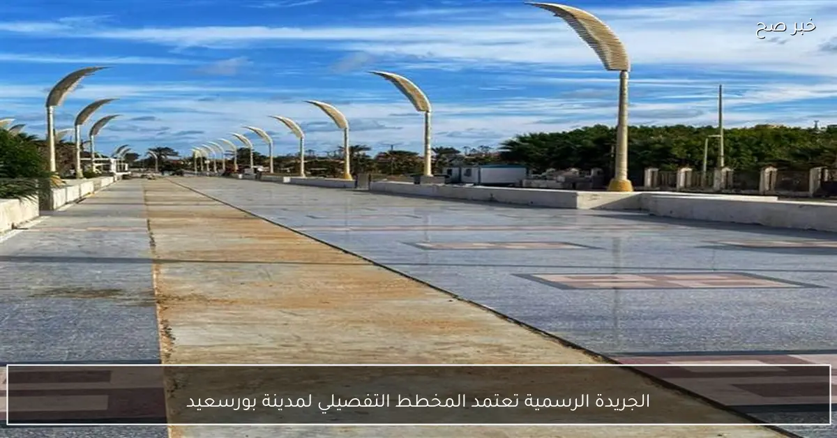 الجريدة الرسمية تعتمد المخطط التفصيلي لمدينة بورسعيد