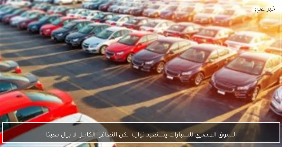 السوق المصري للسيارات يستعيد توازنه لكن التعافي الكامل لا يزال بعيدًا