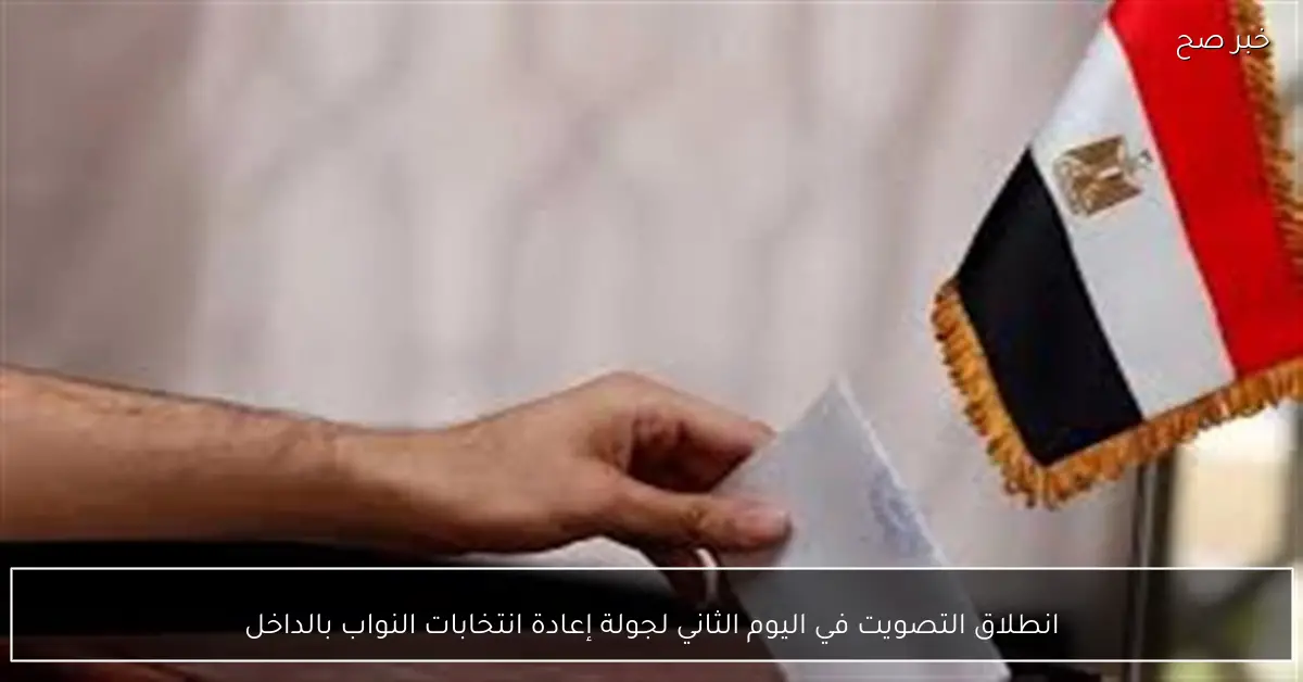 انطلاق التصويت في اليوم الثاني لجولة إعادة انتخابات النواب بالداخل