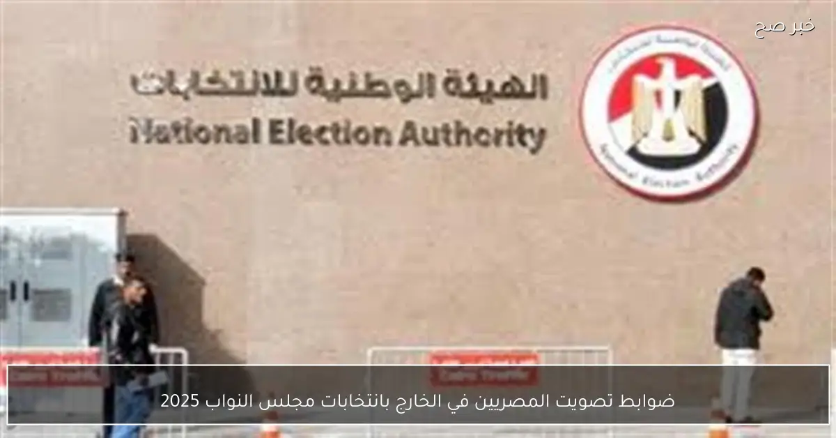 ضوابط تصويت المصريين في الخارج بانتخابات مجلس النواب 2025