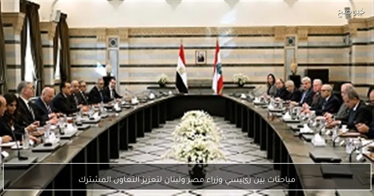 مباحثات بين رئيسي وزراء مصر ولبنان لتعزيز التعاون المشترك