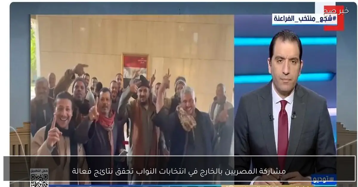 مشاركة المصريين بالخارج في انتخابات النواب تحقق نتائج فعالة