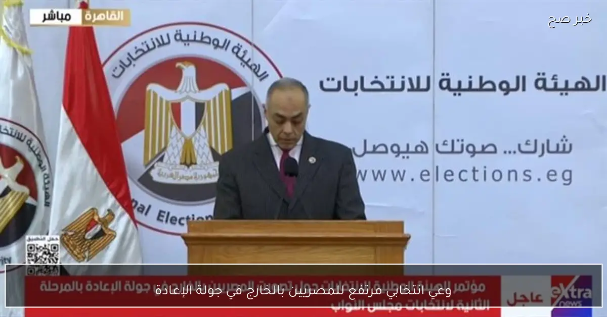 ارتفاع الوعي الانتخابي للمصريين بالخارج خلال جولة الإعادة