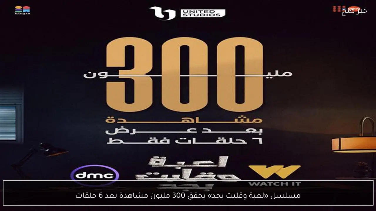 مسلسل «لعبة وقلبت بجد» يحقق 300 مليون مشاهدة بعد 6 حلقات