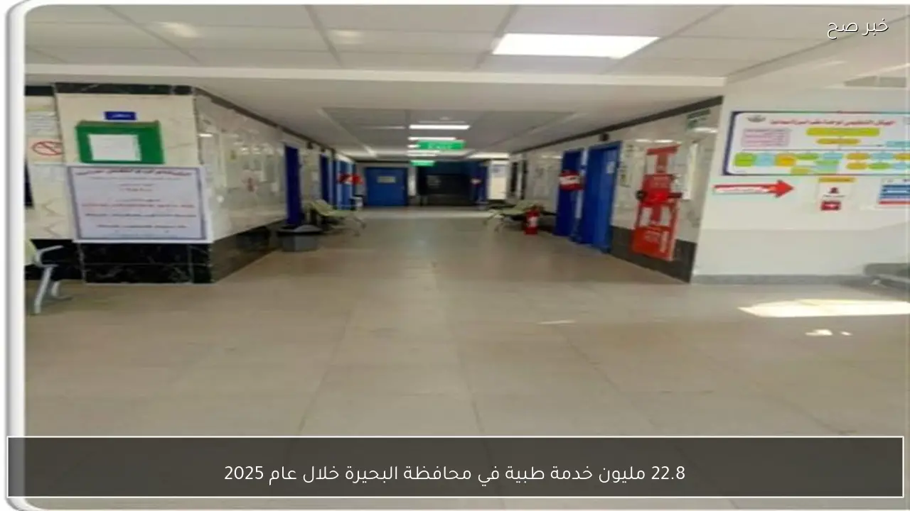 22.8 مليون خدمة طبية في محافظة البحيرة خلال عام 2025