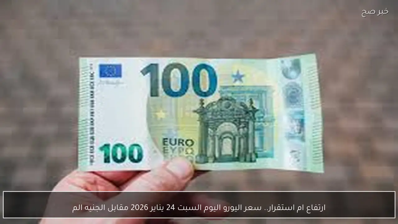 ارتفاع ام استقرار.. سعر اليورو اليوم السبت 24 يناير 2026 مقابل الجنيه المصري بيع وشراء