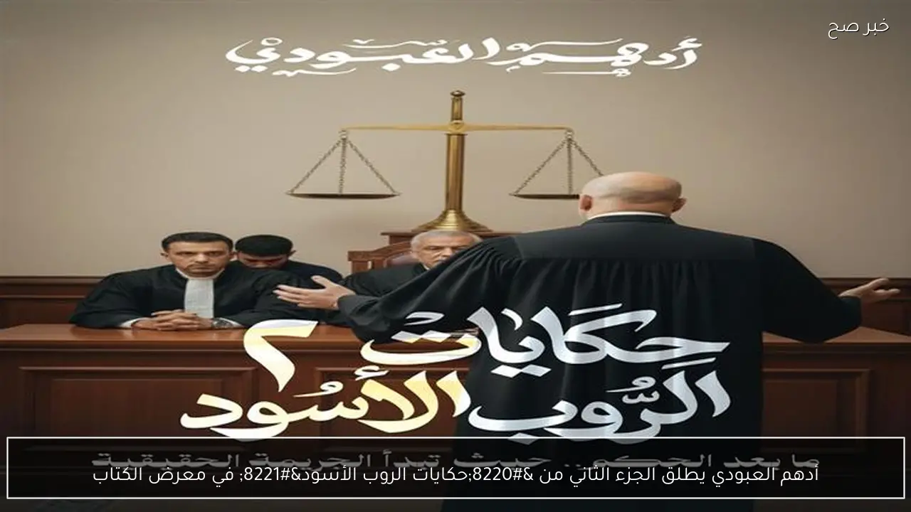 أدهم العبودي يطلق الجزء الثاني من “حكايات الروب الأسود” في معرض الكتاب