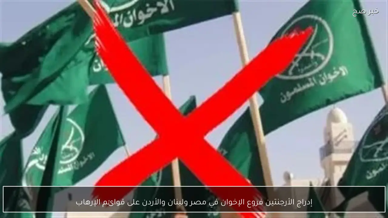 إدراج الأرجنتين فروع الإخوان في مصر ولبنان والأردن على قوائم الإرهاب