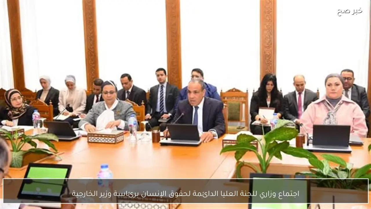 اجتماع وزاري للجنة العليا الدائمة لحقوق الإنسان برئاسة وزير الخارجية