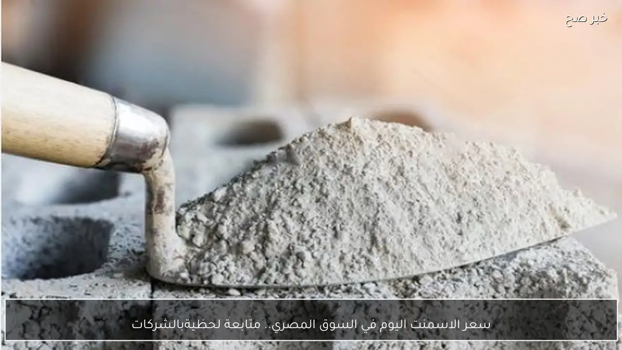 سعر الاسمنت اليوم في السوق المصري.. متابعة لحظية للطن بالشركات