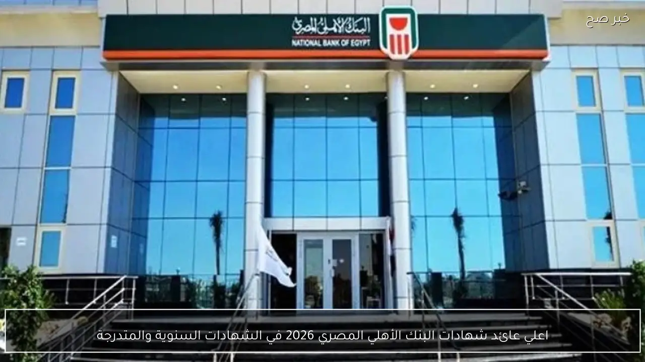 اعلي عائد شهادات البنك الأهلي المصري 2026 في الشهادات السنوية والمتدرجة