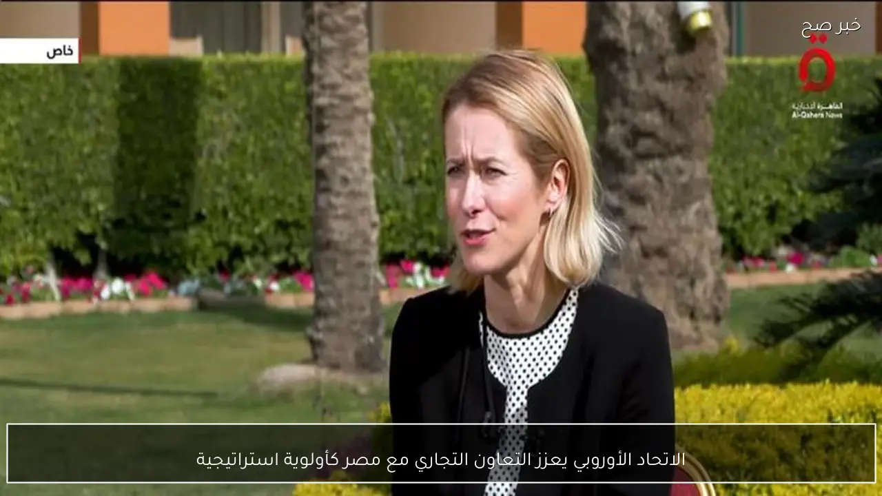 الاتحاد الأوروبي يعزز التعاون التجاري مع مصر كأولوية استراتيجية