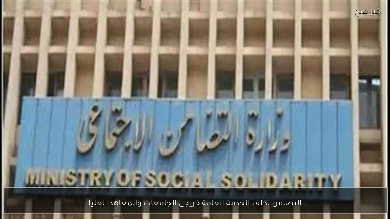 التضامن تكلف الخدمة العامة خريجي الجامعات والمعاهد العليا