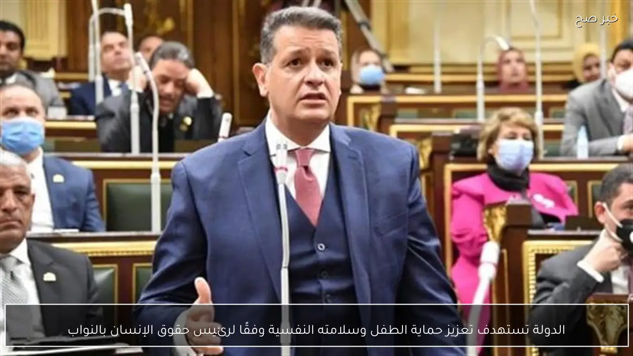 الدولة تستهدف تعزيز حماية الطفل وسلامته النفسية وفقًا لرئيس حقوق الإنسان بالنواب